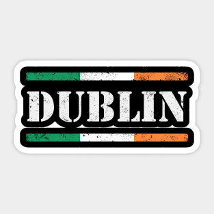 Dublin / Ireland Flag Sticker